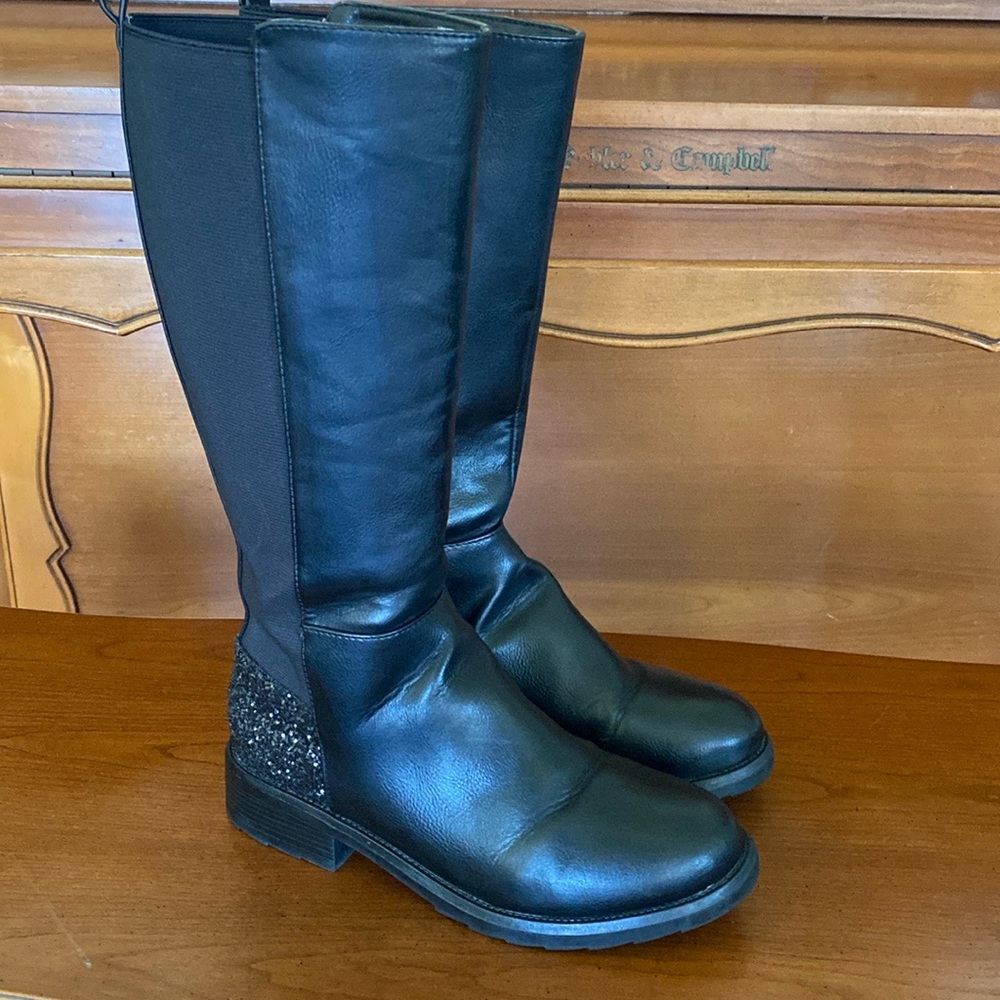 Steven Madden JJosette Tall Black Boot